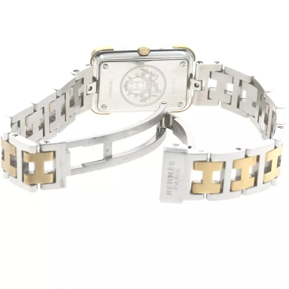 HERMES Clojure CR1.220 White Dial Quartz Ladies Watch_874216 main image 4